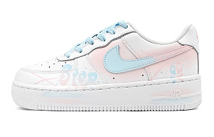 Nike Air Force 1 Slip-Resistant Cushioning Low-Top Skateboard Shoes Men's White 1 2554129