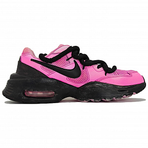 Nike Air Max Fusion Cushioned Slip-Resistant Abrasion-Resistant Low-Top Casual Running Shoes Women's Black Pink 1 2554313