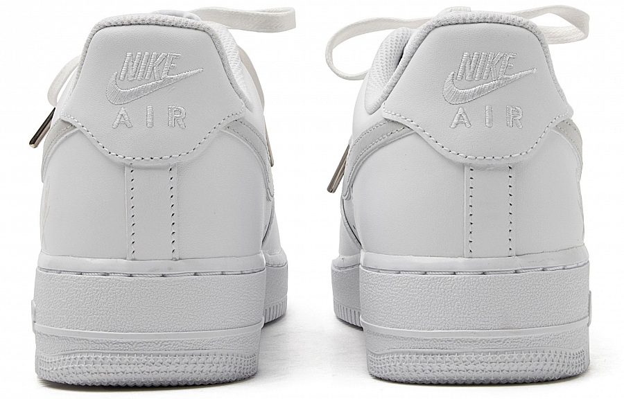 Nike Air Force 1 Air Force 1 Wear-Resistant Balance Low-Top Skateboard Shoes Unisex White Silver купить в интернет-магазине Yoocart с быстрой доставкой по России.