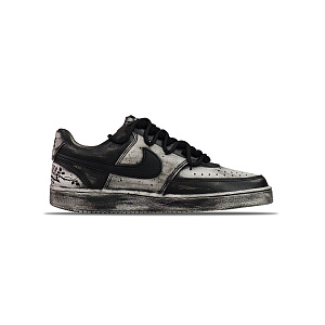 Nike Court Vision 1 Low Next Nature Slip Resistant Cushioning Low Top Skateboard Shoes Men's Black Gray 1 2554795