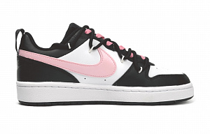 Nike Court Borough Low-Top Skateboard Shoes Women's Black White Pink 1 2554905