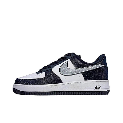 Nike Air Force 1 Lightweight Anti-Slip Low-Top Skateboard Shoes Unisex Black White