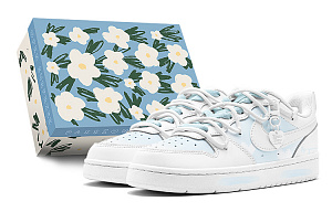 Nike Court Borough Skateboard Shoes Women's Low top White