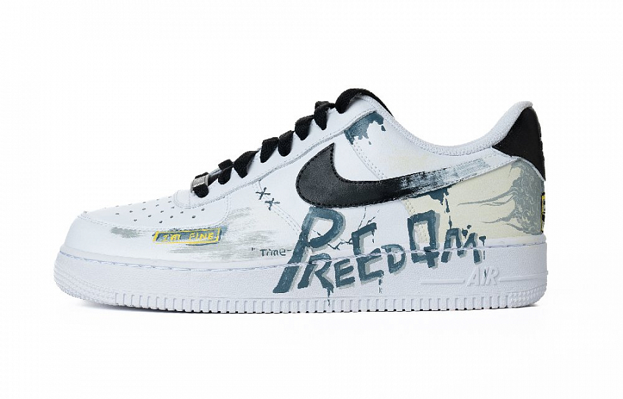 Nike Air Force 1 Air Force 1 Cushioning Wear-Resistant Low-Top Skateboard Shoes Men's White Fashion Versatile купить в интернет-магазине Yoocart с быстрой доставкой по России.