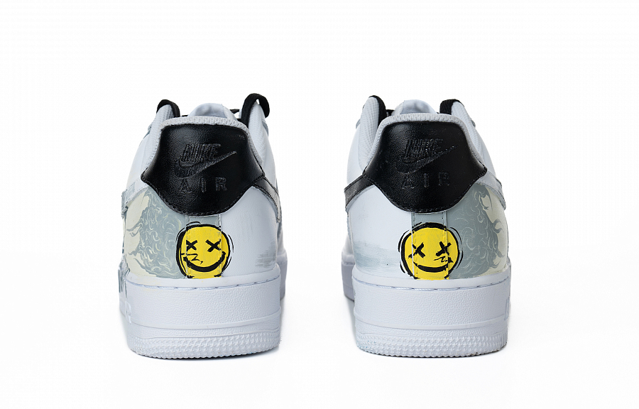 Nike Air Force 1 Air Force 1 Cushioning Wear-Resistant Low-Top Skateboard Shoes Men's White Fashion Versatile купить в интернет-магазине Yoocart с быстрой доставкой по России.