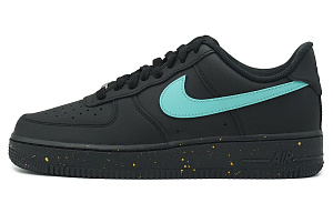 Nike Air Force 1 Low Top Skateboard Shoes Unisex Black Blue 1 2557728
