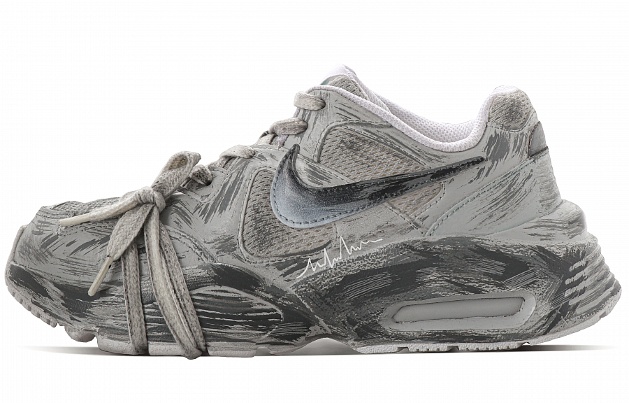 Nike Air Max Fusion Slip Resistant, Abrasion Resistant, Lightweight Low Top Running Shoes Women's Gray