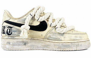 Nike Air Force 1 Low 07 Low-Top Skateboard Shoes Men's Ecru 1 2558373