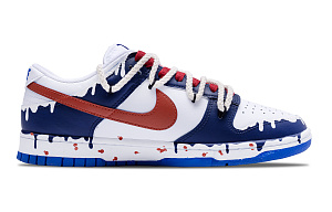 Nike Dunk Anti-Slip Wear-Resistant Low-Top Skateboard Shoes Men's Dark Blue 1 2559188