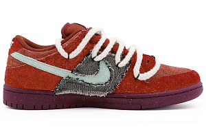 Nike Dunk SB Durable Breathable Low-Top Skateboard Shoes Unisex Red White Black 1 2559490