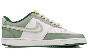 Nike Court Vision 1 RISK Dragonwell Green Tea Slip-Resistant Cushioning Low-Top Skateboard Shoes Women's White Green 1 2561417