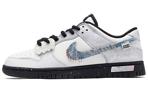Nike Dunk Skateboard Shoes Unisex Low top Gray/Blue 1 2562652