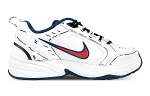 Nike Air Monarch 4 Height Increasing Low-Top Chunky Sneakers Unisex Red White 1 2562694