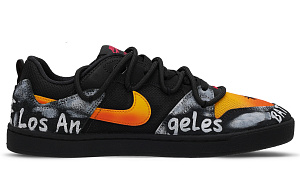 Nike SB Alleyoop Low-Top Skateboard Shoes Men's Black White 1 2562711