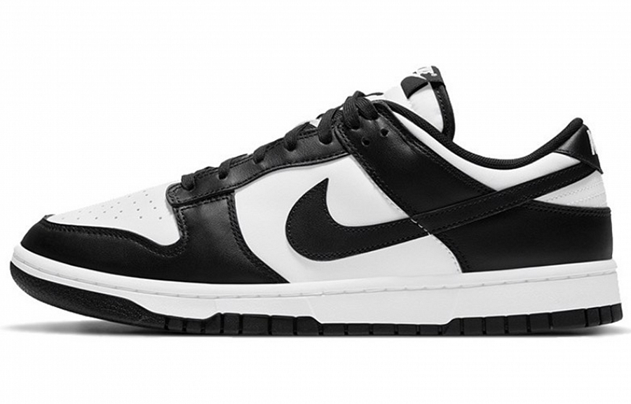 Nike Dunk Low Retro'Black' Anti-Slip Wear-Resistant Low-Top Skateboard Shoes Unisex White Blue купить в интернет-магазине Yoocart с быстрой доставкой по России.