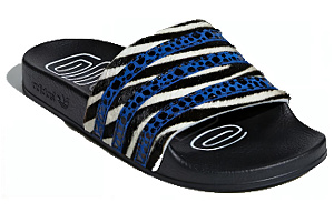 Adidas Adilette 'Core Black Blue White' Women's 1 2562875