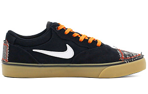 Nike SB Chron Lightweight Anti Slip Low top Skateboard Shoes Unisex Black 1 2563053