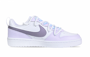 Nike Court Borough Low Grape Soda Anti Slip Wear Resistant Low Top Skateboard Shoes GS White Purple 1 2563209