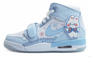 Jordan Legacy 312 Mid-Top Vintage Basketball Shoes GS Carolina Blue