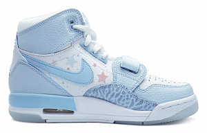 Jordan Legacy 312 Mid-Top Vintage Basketball Shoes GS Carolina Blue 1 2564458