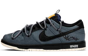 Nike Dunk SB Thorn Low-Top Skateboard Shoes Unisex Black Blue 1 2564544