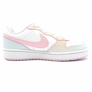 Nike Court Borough Coverage, Impact Resistance, Abrasion Resistant Low Top Skateboard Shoes GS Pink 1 2564749
