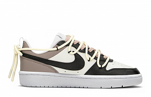 Nike Court Borough FZBB Low Top Skateboard Shoes GS Brown Beige 1 2564804