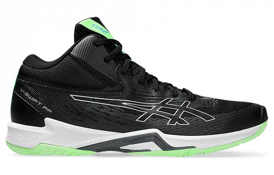 Asics V-SWIFT FF MT 4 Durable Breathable Mid-Top Training Shoes Unisex Black Green купить в интернет-магазине Yoocart с быстрой доставкой по России.