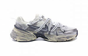 Nike V2K Run Anti-Slip Wear-Resistant Low-Top Running Shoes Women's Silver Gray 1 2565891