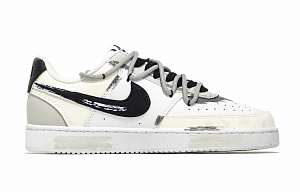 Nike Court Vision 1 Insane Creation Nebula Film Low-Top Skateboard Shoes Men's Beige 1 2565904