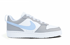 Nike Court Borough Low-Top Skateboard Shoes GS Gray Blue 1 2566545