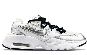Nike Air Max Fusion Cushioning Anti-Slip And Wear-Resistant Low-Top Running Shoes Women's White Black 1 2566666
