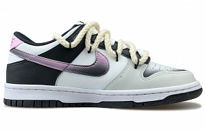 Nike Dunk Skateboard Shoes Women's Low top Black/Beige/Pink 1 2566941