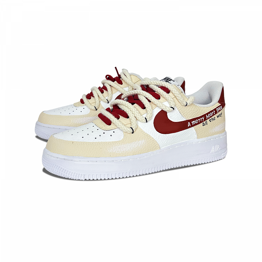 Nike Air Force 1 Spring Stroll Low Top Skateboard Shoes Unisex Ecru купить в интернет-магазине Yoocart с быстрой доставкой по России.