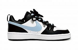 Nike Court Borough Low Low-Top Skateboard Shoes GS Blue Black 1 2568831