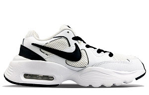 Nike Air Max Fusion Cushioning Anti-Slip And Wear-Resistant Low-Top Running Shoes Women's White Black 1 2569350