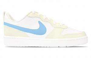 Nike Court Borough Blue White Forest Slip Resistant Abrasion Resistant Low top Skateboard Shoes GS White Blue 1 2569770