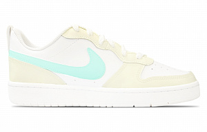 Nike Court Borough Blue White Forest, Green Slip Resistant Low Top Skateboard Shoes GS White Green 1 2570138