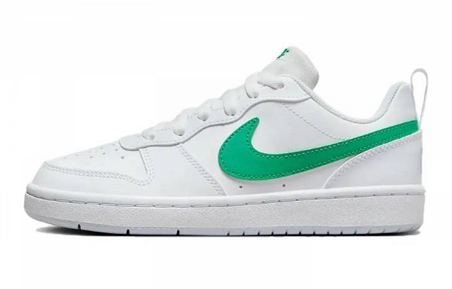 Nike Court Borough Slip-Resistant Lightweight Breathable Low-Top Skateboard Shoes GS Light Blue