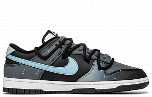 Nike Dunk Moonlit Galaxy Anti-Slip Wear-Resistant Low-Top Skateboard Shoes Women's Black Gray 1 2570498