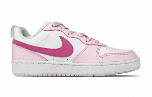 Nike Court Borough Anti Slip Wear Resistant Low Top Skateboard Shoes GS Pink 1 2570976