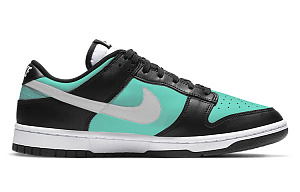 Nike Dunk Low Tiffany Blue Ocean Heart Anti-Slip Wear-Resistant Low-Top Skateboard Shoes GS Black White 1 2571328