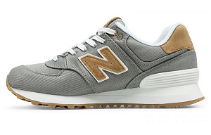New Balance 574Series 15 Ounce Canvas Grey Women's