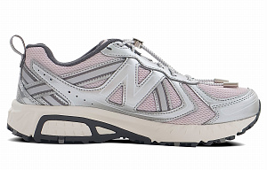 New Balance NB 410 Slip-Resistant Low-Top Retro Running Shoes Unisex Pink Silver 1 2581805