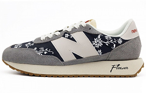 New Balance NB 237 Anti-Slip And Wear-Resistant Breathable Low-Top Running Shoes Unisex Gray Blue White