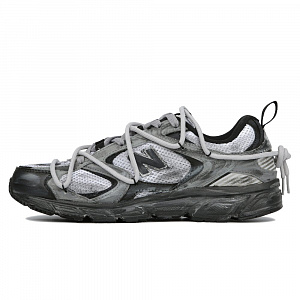 New Balance 408 Anti-Slip Wear-Resistant Breathable Lightweight Low-Top Casual Running Shoes Unisex Black Gray