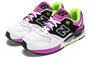 New Balance NB 530 Low Top Marathon Running Shoes Women's Black White Purple 1 2582573