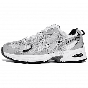 New Balance NB 530 Waterproof And Breathable Moisture Wicking Low Top Casual Running Shoes Unisex White Silver 1 2583253