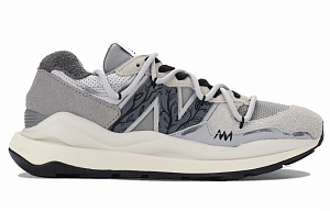 New Balance NB 574+ Cushioning, Slip Resistant, Moisture Wicking Low Top Casual Running Shoes Unisex Gray White 1 2583290