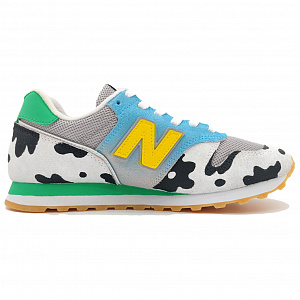 New Balance NB 373 Anti-Slip And Wear-Resistant Lightweight Low-Top Casual Running Shoes Unisex White Blue 1 2583305